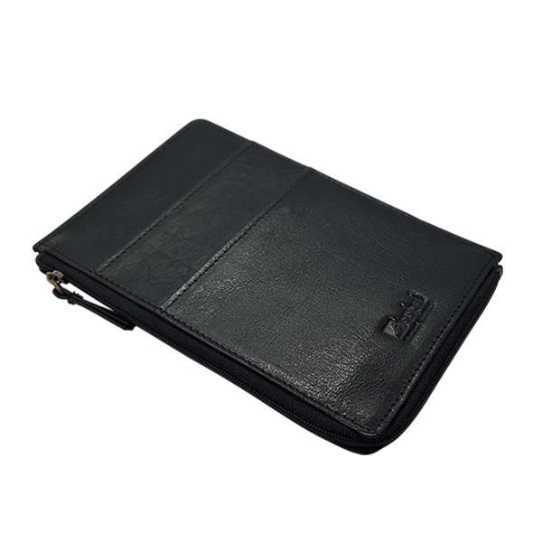 Bon Voyage Passport Holder - Vitello Genuine Leather - black (6673)