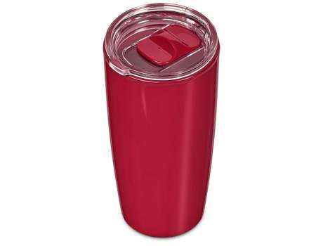Daytona 2-In-1 Double-Wall Tumbler (600ml) - red (AL-246)