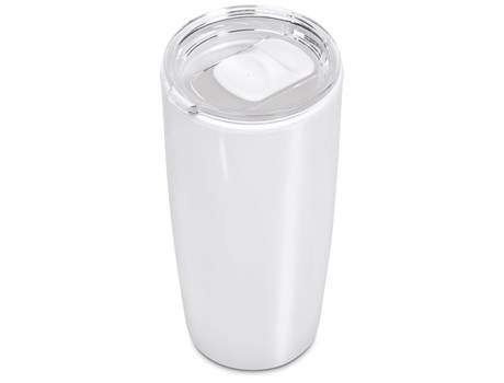Daytona 2-In-1 Double-Wall Tumbler (600ml) - white (AL-246)