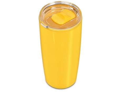 Daytona 2-In-1 Double-Wall Tumbler (600ml) - yellow (AL-246)