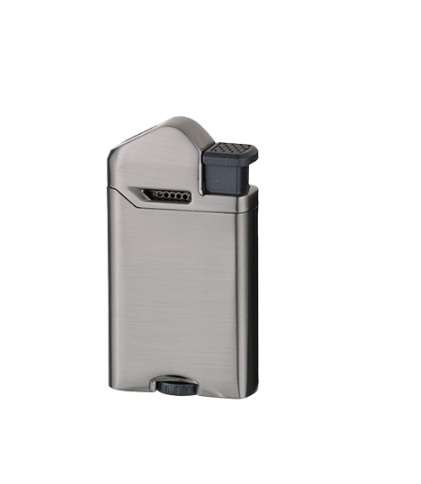 Eurojet Cigar Lighter - Flat Flame GunMetal Satin Lighter (Ligh073)