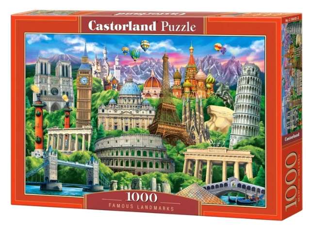 Famous Landmarks (1000 Piece Puzzle)