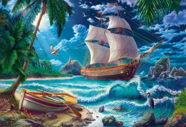 First Night on New Land (1500 Piece Puzzle)