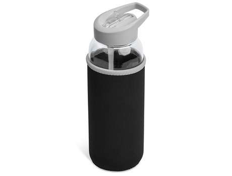 Kooshty Sipper Neo Glass Water Bottle (850ml) - black (KS-1041)