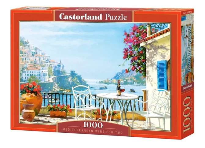 Mediterranean Wine for Two (1000 Piece Puzzle)