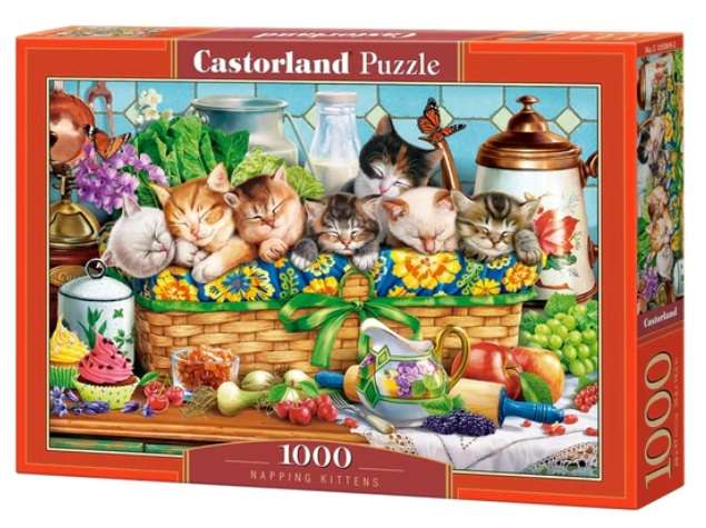 Napping Kittens (1000 Piece Puzzle)