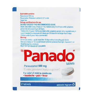 Panado Tablets Dispenser Card (48x2s)