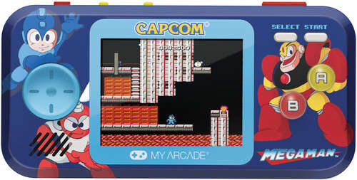 My Arcade Mega Man Pocket Player Pro Handheld Portable Gaming System (DGUNL-4191)