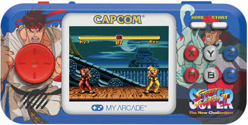 My Arcade Super Street Fighter II Pocket Player Pro Handheld Portable Gaming System (DGUNL-4187)