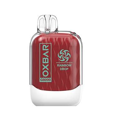 Oxbar Rechargeable Bar - G8000 puff 50mg - Rainbow Drop (OXB08)