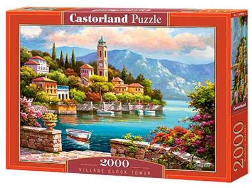 Village Clock Tower (2000 Piece Puzzle)