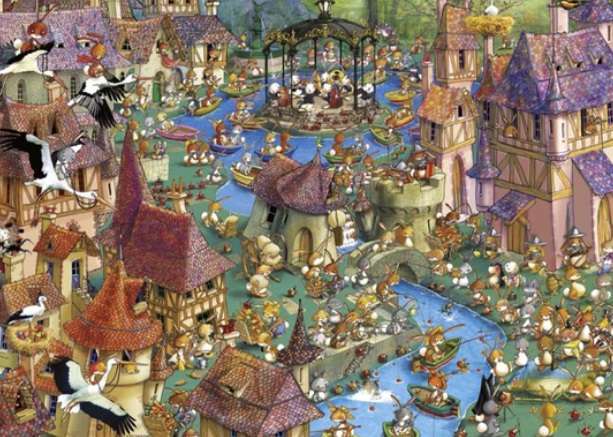 Bunnytown (1000 Piece Puzzle)