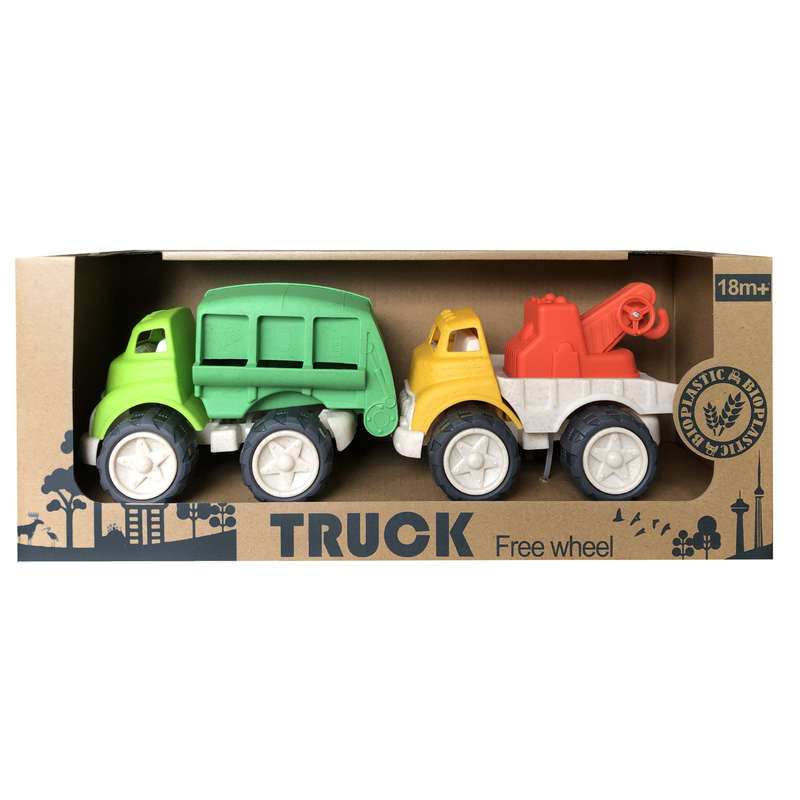 Bioplastic Mini Refuse and Tow Trucks (RGSLC101B)