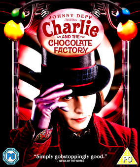 Charlie and The Chocolate Factory (Johnny Depp) (Blu Ray)