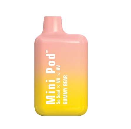 Mini Pod Disposable Vape - 1000 puff 50mg - Gummy Bear (MPV12)