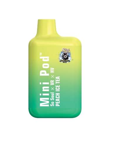 Mini Pod Disposable Vape - 1000 puff 50mg - Peach Ice Tea (MPV08)