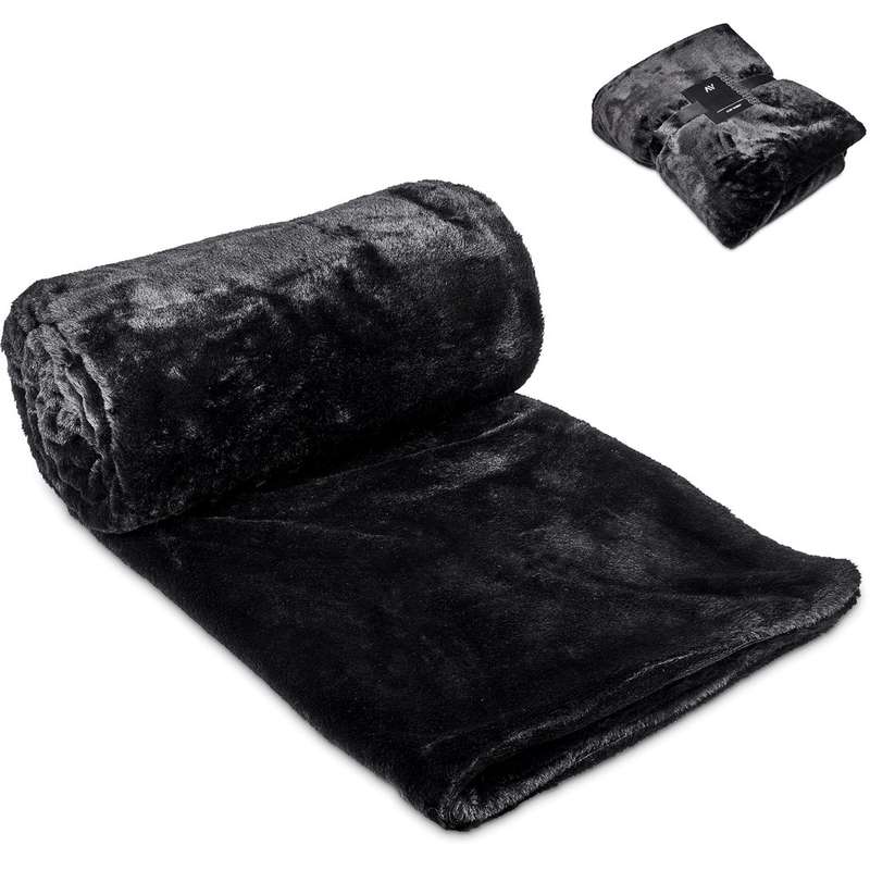 Alex Varga Palazzo Faux Fur Fleece Blanket (AV-1)
