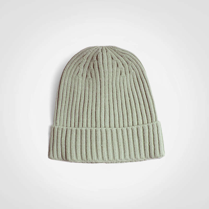 Glacier Ribbed Beanie - khaki