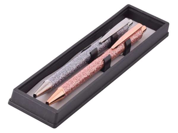 Glitter Silver and Rosegold Pen Set (PS205) - PRE-ORDER (08 June)