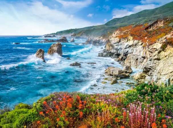 Big Sur Coastline, California, USA (2000 Piece Puzzle)