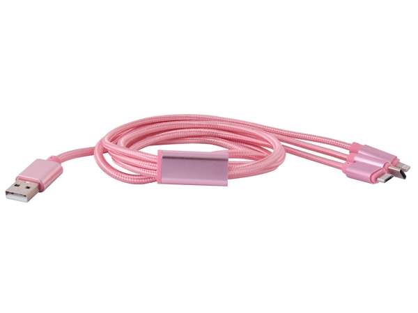 Crimson Flow 3-in-1 Charger - pink (P2625P)