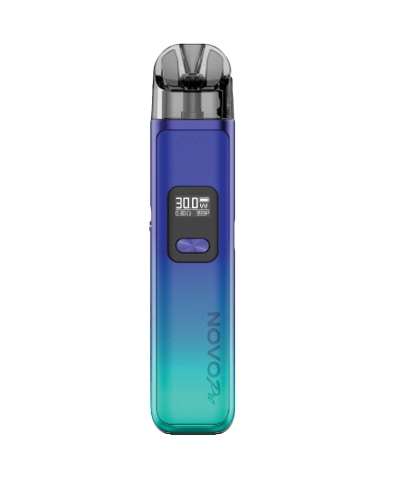 Electronic Vaping Device - SMOK Novo Pro Pod Kit - cyan blue leather