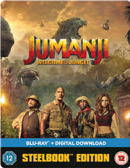 Jumanji: Welcome To The Jungle (Blu Ray Steelbook) - Limited Edition
