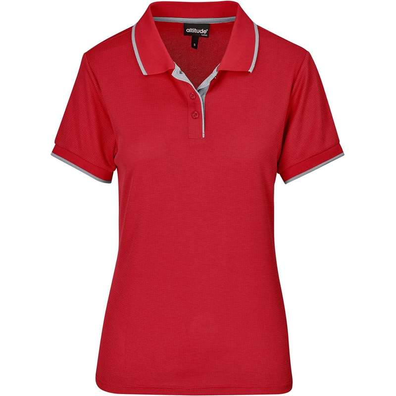 Altitude Orion Golf Shirt - Ladies - red