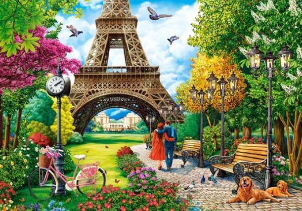 Spring in Paris (1000 Piece Puzzle)