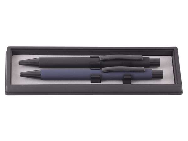 Veneer Black and Blue Pen Set (PS206)