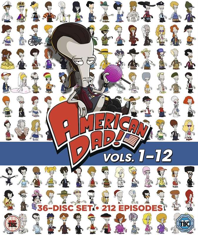 American Dad - Season 1-12 (DVD)