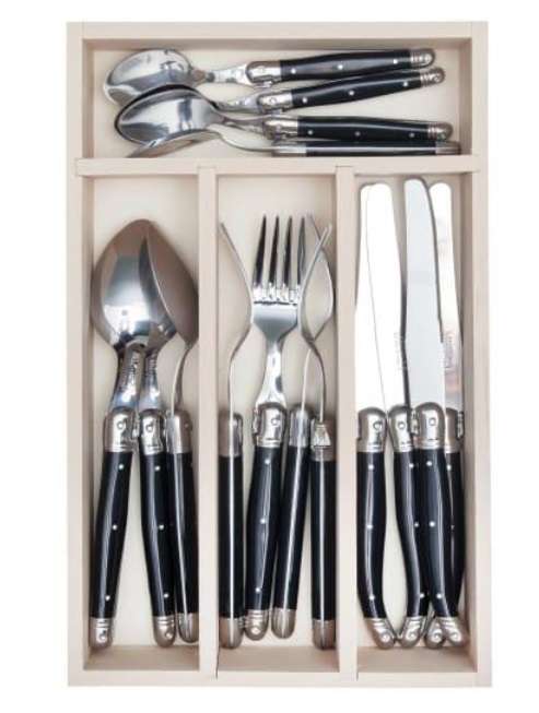 Andre Verdier 16 Piece Cutlery Set - Black (70016LN)