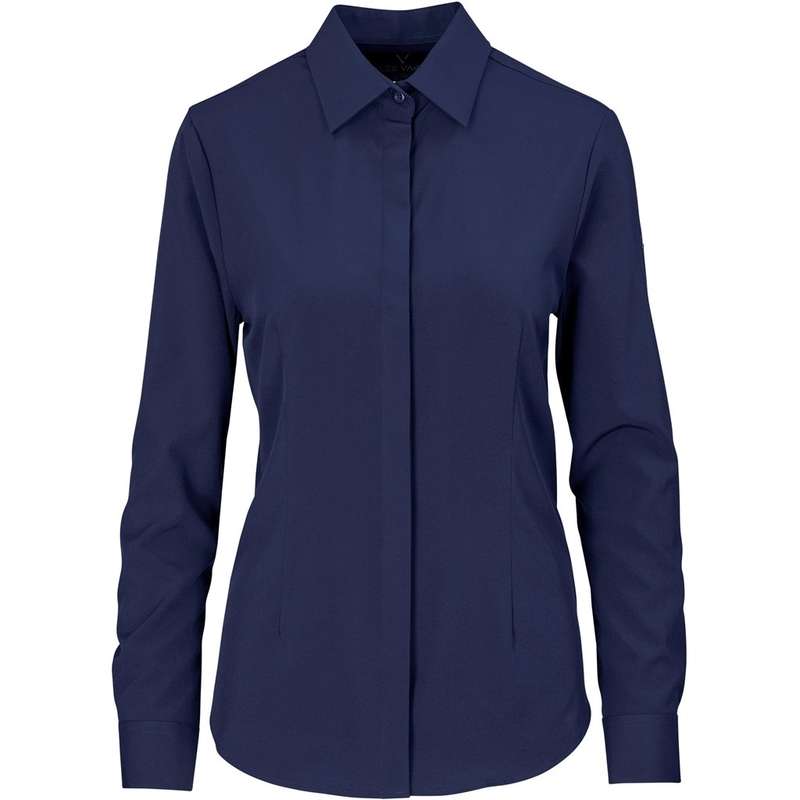 Alex Varga Long Sleeve Sorrento Shirt - Ladies - navy (AV-187)