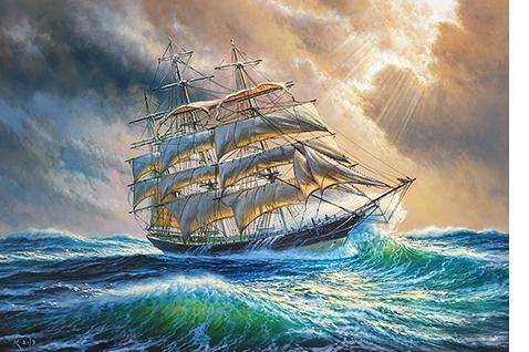 Sailing Against All Odds (1000 Piece Puzzle)