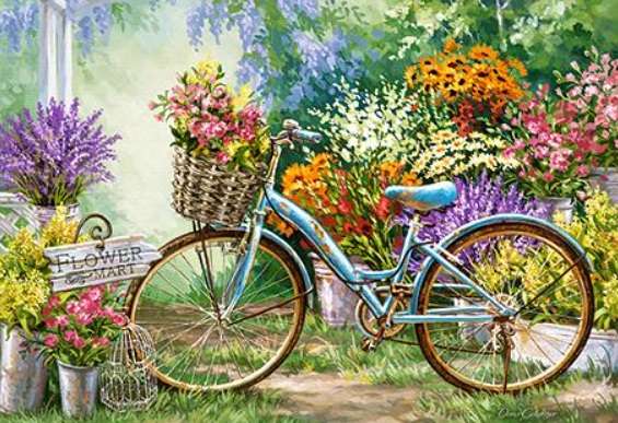 The Flower Mart (1000 Piece Puzzle)