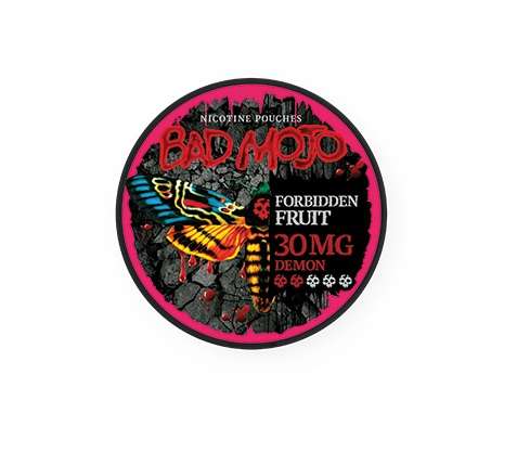 Bad Mojo Nicotine Pouches - Forbidden Fruit Watermelon Mint Demon (30mg) (BDMJ06)