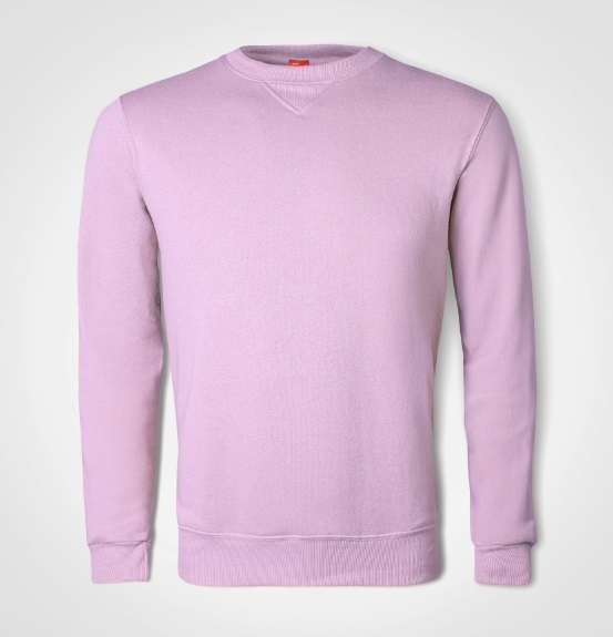 Basic Crew Neck Sweater - lilac