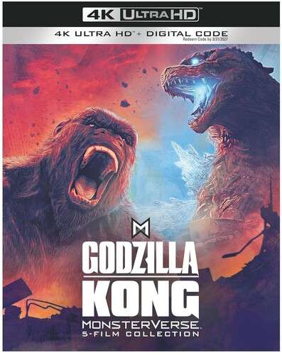 Godzilla/Kong Monsterverse (5 Films) (4K Ultra HD)