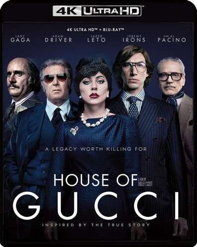 House of Gucci (Adam Driver, Lady Gaga, Al Pacino) (4K Ultra HD+Blu-Ray)