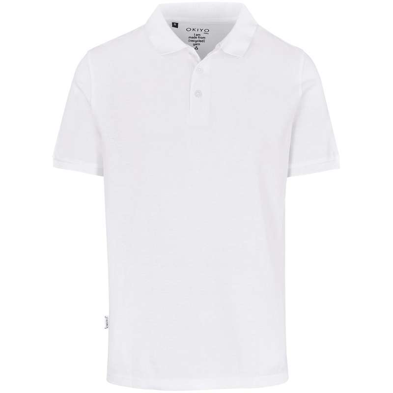 Okiyo Tenyo Recycled Golf Shirt - Mens - white (OK-259)