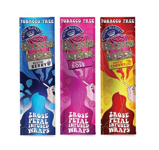 Royal Blunts Rose Petal Infused Hemp Wraps - Assorted (RBHWI00)