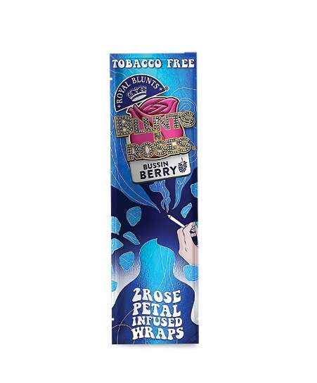 Royal Blunts Rose Petal Infused Hemp Wraps - Bussin Berry (RBHWI03)