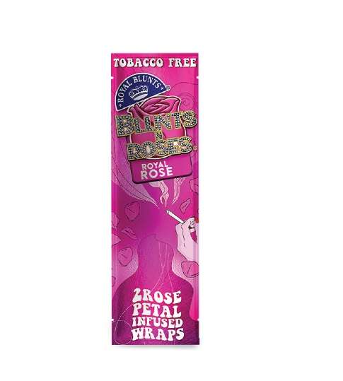 Royal Blunts Rose Petal Infused Hemp Wraps - Royal Rose (RBHWI02)