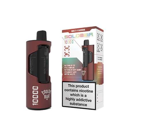 Solobar Rechargeable Revolver Kit - Deep Red 10000, 50mg (SLBK03)