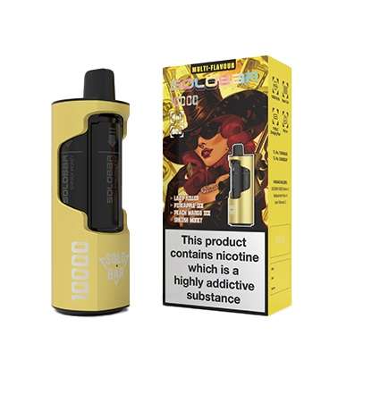 Solobar Rechargeable Revolver Kit - Yellow 10000, 50mg (SLBK05)