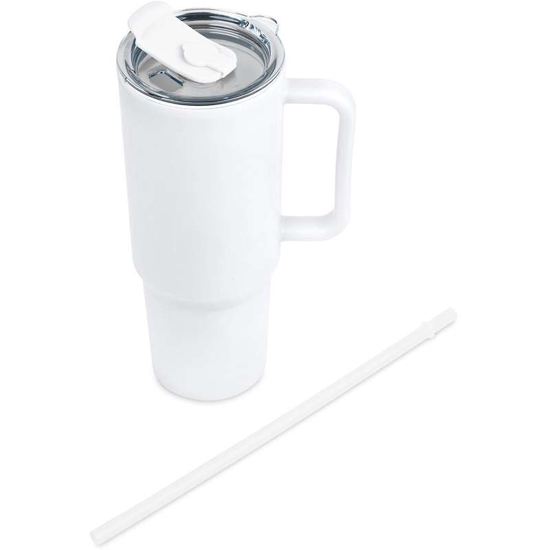 Altitude Texas Plastic Double-Wall Mug,1.2 Litre - white (AL-269)