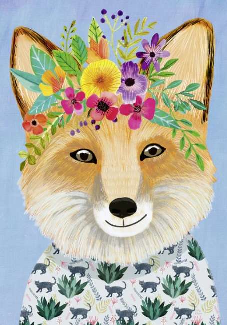 Friendly Fox (1000 Piece Puzzle)