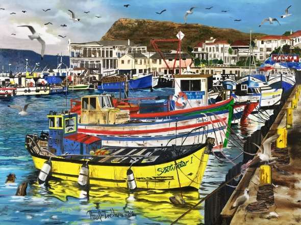 Kalk Bay Harbour (1000 Piece Puzzle)