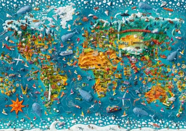 Miniature World (2000 Piece Puzzle)