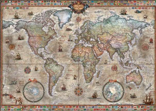 Retro World (1000 Piece Puzzle)